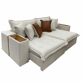 SOFÁ CAMA RETRÁTIL TEBAS/THEBAS 2,32 M – INNOVE ESTOFADOS