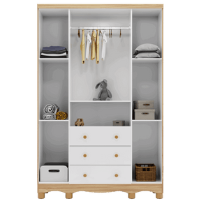 GUARDA-ROUPA 4 PORTAS TEDY  – PEROBA MÓVEIS