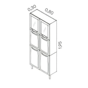 PANELEIRO NEW PREMIUM 6 PORTAS – ITATIAIA