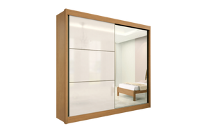 GUARDA-ROUPA 2 PORTAS TITANIUM 2,20 M  – D’DORO MÓVEIS