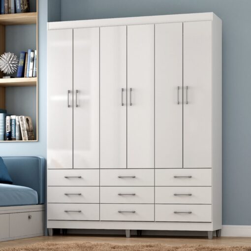 GUARDA-ROUPA 6 PORTAS PARATY 3690 1,50  – FELLICCI