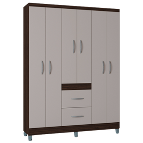 GUARDA - ROUPA 6 PORTAS MILÃO 1,35  – POQUEMA