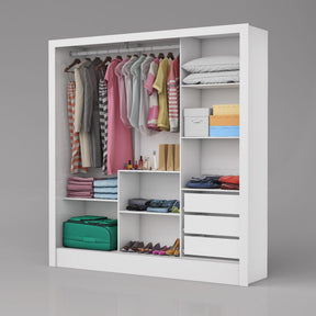 GUARDA-ROUPA 3 PORTAS DUBAI/SANTIAGO (SEM ESPELHO) 1,79 M – CARIOCA MÓVEIS