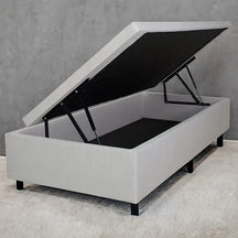 COLCHÃO BIO CLASSIC SOLTEIRO COM MOLAS ENSACADAS 22X188X88 BIO FLEX + BASE BOX SOLTEIRO BAÚ BLINDADA