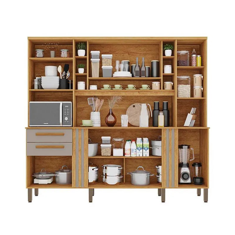 ARMÁRIO DE COZINHA ACÁCIA 8P 2G LARG. 2,18M - SALLÊTO