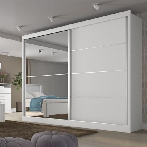 GUARDA-ROUPA 2 PORTAS VERONA 2,02 M  – MÓVEIS EUROPA