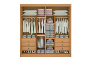 GUARDA-ROUPA 2 PORTAS TITANIUM 2,20 M  – D’DORO MÓVEIS