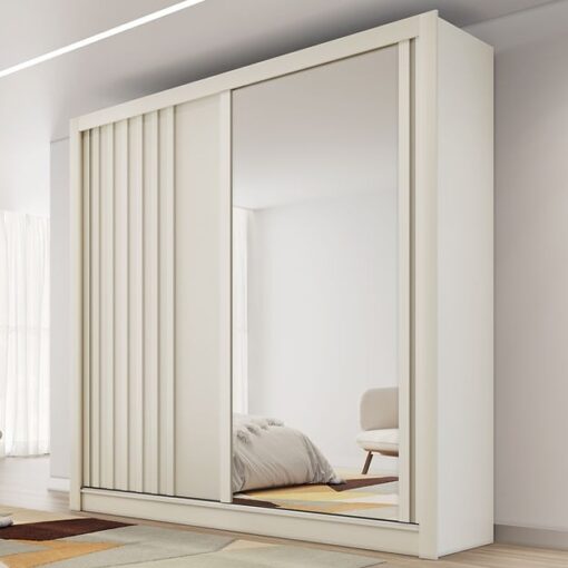 GUARDA-ROUPA 2 PORTAS LUGANO 1,80 M – MÓVEIS EUROPA
