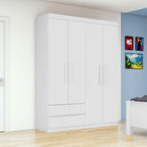 GUARDA-ROUPA 4 PORTAS ZEUS 1,19 M – LOPAS
