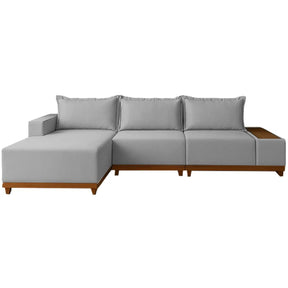 SOFÁ LIVING SUÍÇA 6 LUGARES COM CHAISE 288 CM – LUFER
