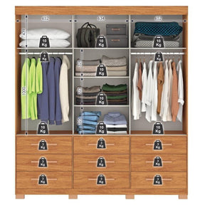 GUARDA-ROUPA 3 PORTAS TORONTO RP1930 2,00 M – FELLICCI