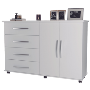CÔMODA 4 GAVETAS COM SAPATEIRA DUPLA BALI – MÓVEIS PRIMUS