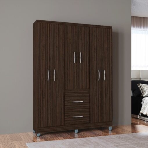 GUARDA - ROUPA 6 PORTAS MILÃO 1,35  – POQUEMA