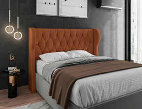 CABECEIRA CASAL MALDIVAS VELUDO – ITALIANFLEX
