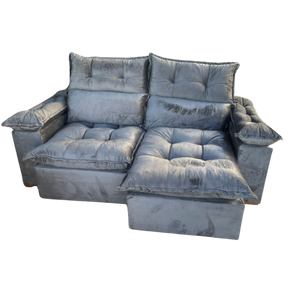 SOFÁ RETRÁTIL E RECLINÁVEL IMPERIAL 2,00 M VELUDO – IMPERIAL DECOR