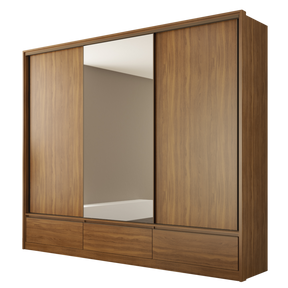 GUARDA-ROUPA 3 PORTAS LOUNGE 2,67 M  – DEMÓBILE