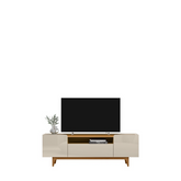 RACK ATÉ 75″ ORLANDO TAUARI/OFF WHITE BRILHO – LINEA BRASIL