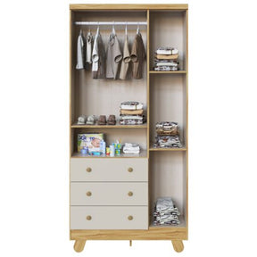 GUARDA-ROUPA 3 PORTAS PINGO  – PEROBA MÓVEIS