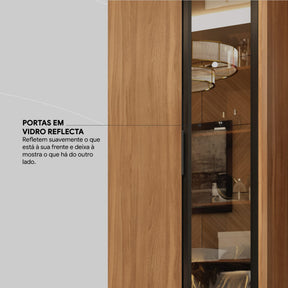GUARDA-ROUPA 4 PORTAS LAREDO 2,67 M – DEMÓBILE