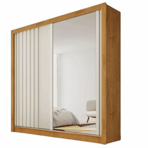 GUARDA-ROUPA 2 PORTAS LUGANO 1,80 M – MÓVEIS EUROPA