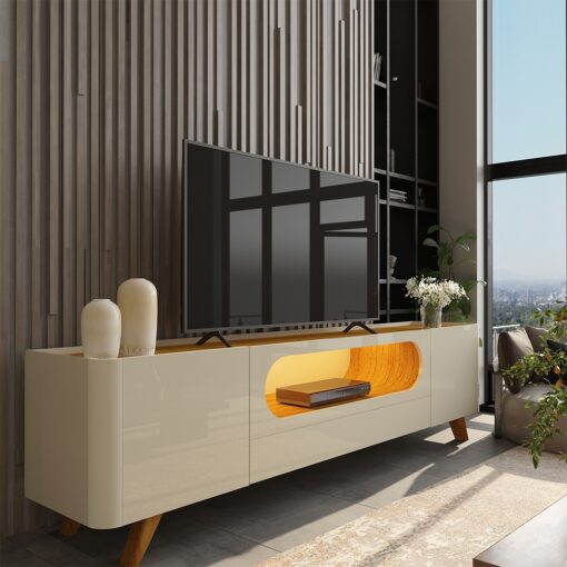 RACK NOBRE 210 OFF WHITE/NATURALE – GELIUS