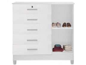 CÔMODA VITÓRIA 5 GAVETAS 1 PORTA
