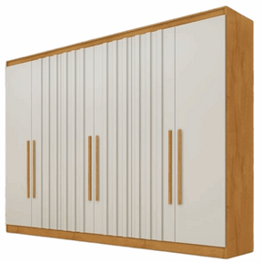 GUARDA-ROUPA 6 PORTAS OXFORD 2,10 M  – MÓVEIS EUROPA