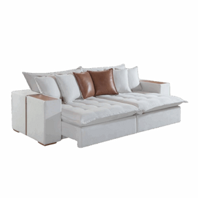 SOFÁ CAMA RETRÁTIL TEBAS/THEBAS 2,32 M – INNOVE ESTOFADOS