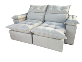 SOFÁ RETRÁTIL E RECLINÁVEL IMPERIAL 2,00 M VELUDO – IMPERIAL DECOR