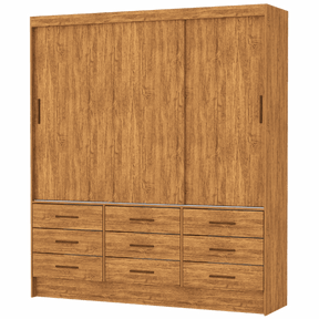 GUARDA-ROUPA 3 PORTAS SEVILHA (SEM ESPELHO) 1,62 M  – CARIOCA MÓVEIS