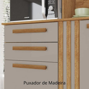 ARMÁRIO DE COZINHA ACÁCIA 8P 2G LARG. 2,18M - SALLÊTO