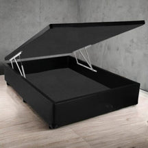 COLCHÃO CASAL DOM 32CM / D33 MOLAS ENSACADAS - BIOFLEX + Base Baú Casal