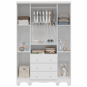 GUARDA-ROUPA 4 PORTAS TEDY  – PEROBA MÓVEIS