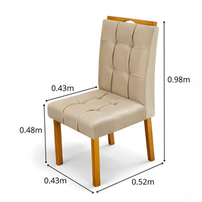 MESA DE JANTAR MOSCOU 160X80 VIDRO OFF/BASE CINAMOMO + 6 CAD. LONDRES VELUDO MADEIRA MINAS PLAC