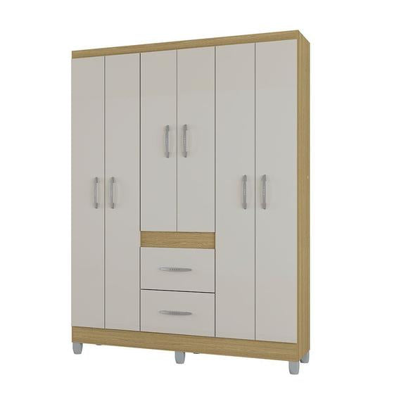 GUARDA - ROUPA 6 PORTAS MILÃO 1,35  – POQUEMA