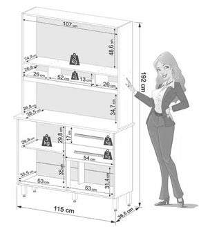 KIT COZINHA SOFIA 1,15 M – IMOP