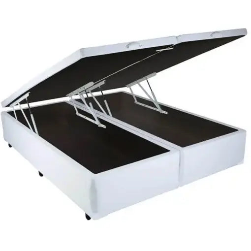 COLCHÃO BIO CLASSIC KING COM MOLAS ENSACADAS 22X203X193 BIO FLEX +Base Baú Bipartido King