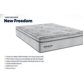 COLCHÃO CASAL NEW FREEDOM D33 - ORTOBOM