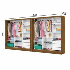 CLOSET DUBAI/SANTIAGO 1,79 M X 1,79 M – CARIOCA MÓVEIS