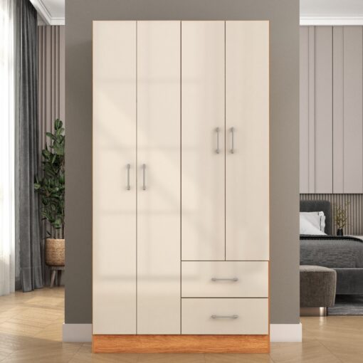 GUARDA-ROUPA 4 PORTAS PANAMÁ 4002 0,90M  - FELLICCI