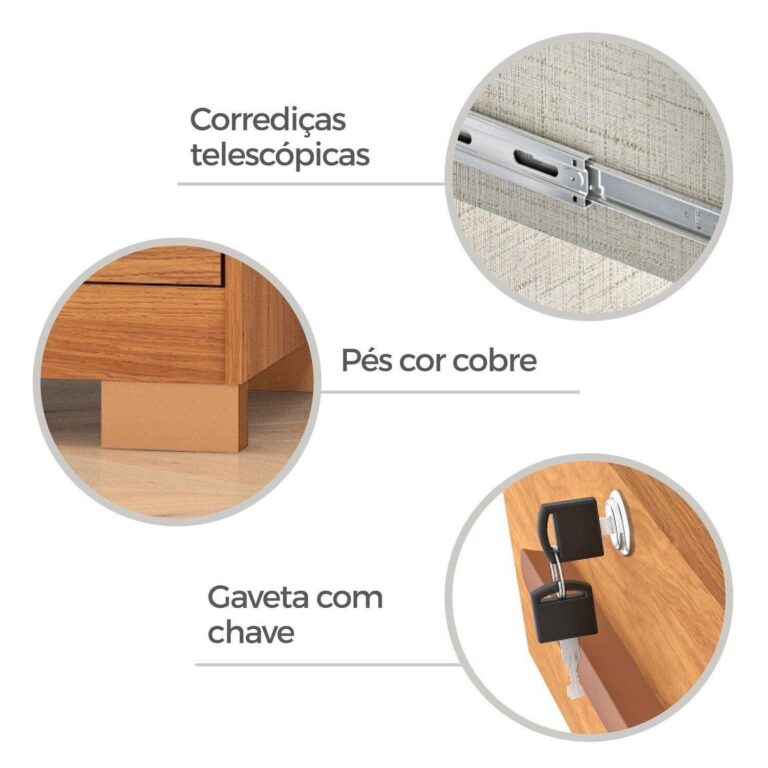 GUARDA-ROUPA 3 PORTAS TORONTO RP1930 2,00 M – FELLICCI