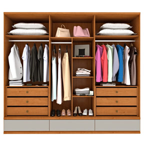 GUARDA-ROUPA 6 PORTAS ESPARTA/LACÔNIA 2,70 M  – TCIL