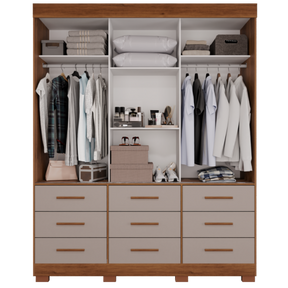 GUARDA-ROUPA 3 PORTAS NEW STAR 1,80 M – SALLÊTO
