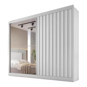 GUARDA-ROUPA 2 PORTAS ATLANTA 2,06 M  – MÓVEIS EUROPA