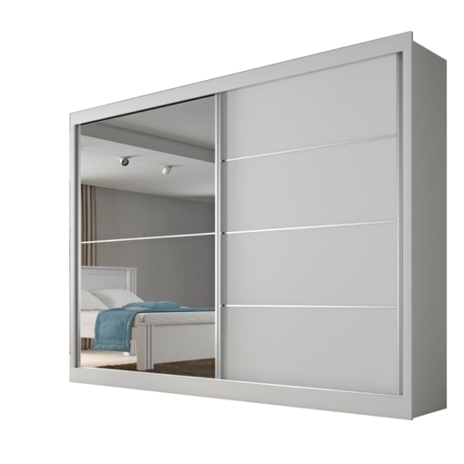 GUARDA-ROUPA 2 PORTAS VERONA 2,02 M  – MÓVEIS EUROPA