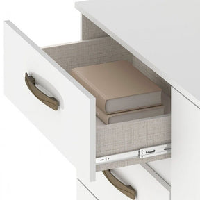 CÔMODA 4 GAVETAS COM SAPATEIRA LEME
