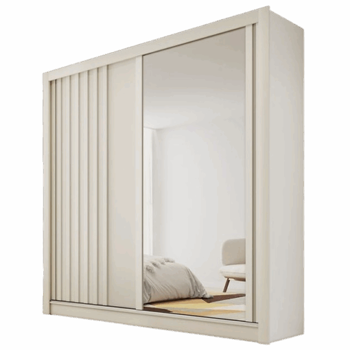GUARDA-ROUPA 2 PORTAS LUGANO 1,80 M – MÓVEIS EUROPA