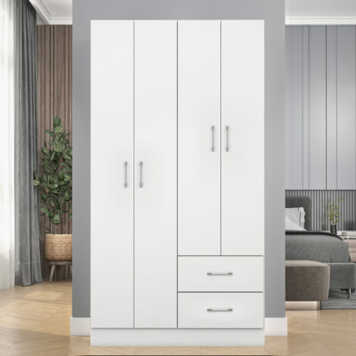 GUARDA-ROUPA 4 PORTAS PANAMÁ 4002 0,90M  - FELLICCI
