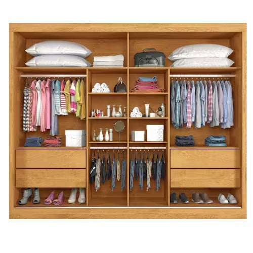 GUARDA-ROUPA 2 PORTAS ATLANTA 2,06 M  – MÓVEIS EUROPA