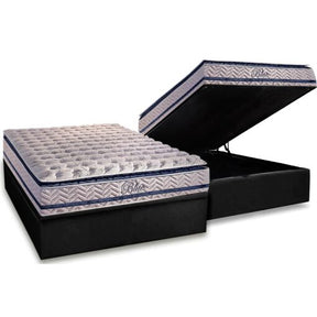 COLCHÃO CASAL BLUE + BASE BOX BAÚ  – PAROPAS/BIOSTAR